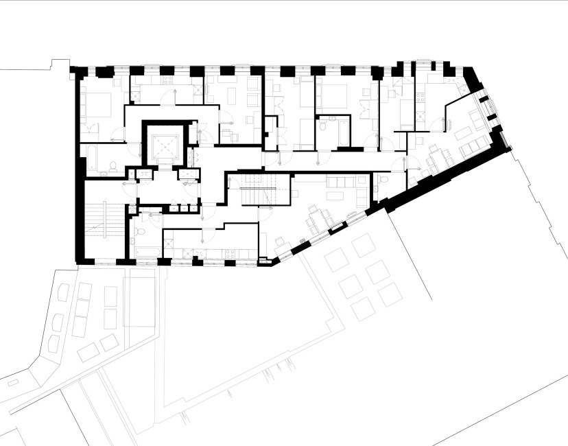 Medius House Soho designed by Apt Architects London