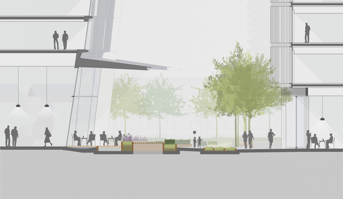 Merchant Square Masterplan designed by Apt Architects London 