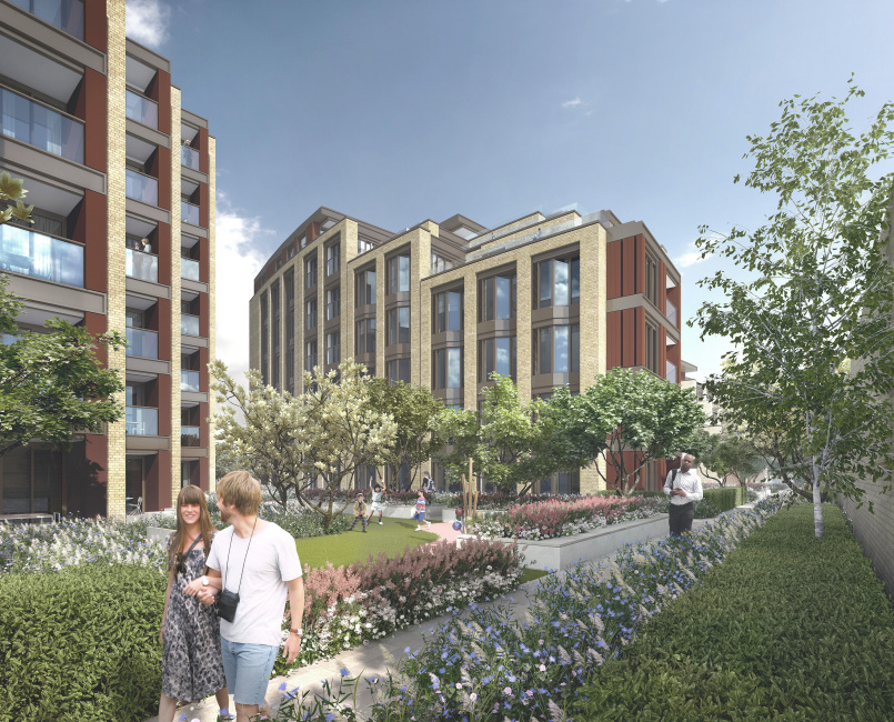 Shepherds Bush Market designed by Apt Architects London 