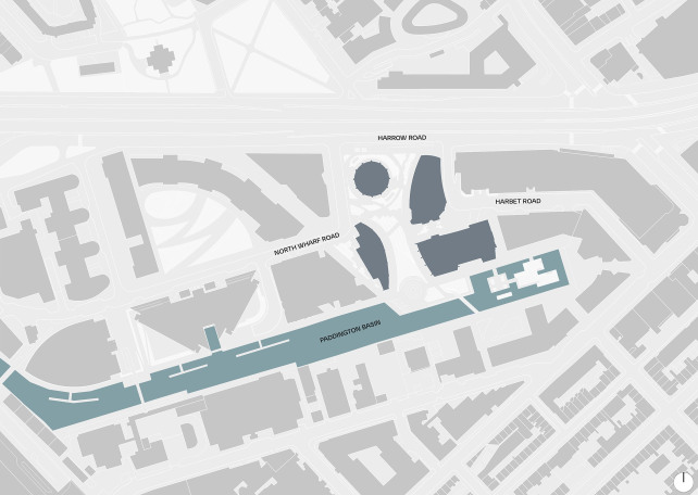 Merchant Square Masterplan designed by Apt Architects London 