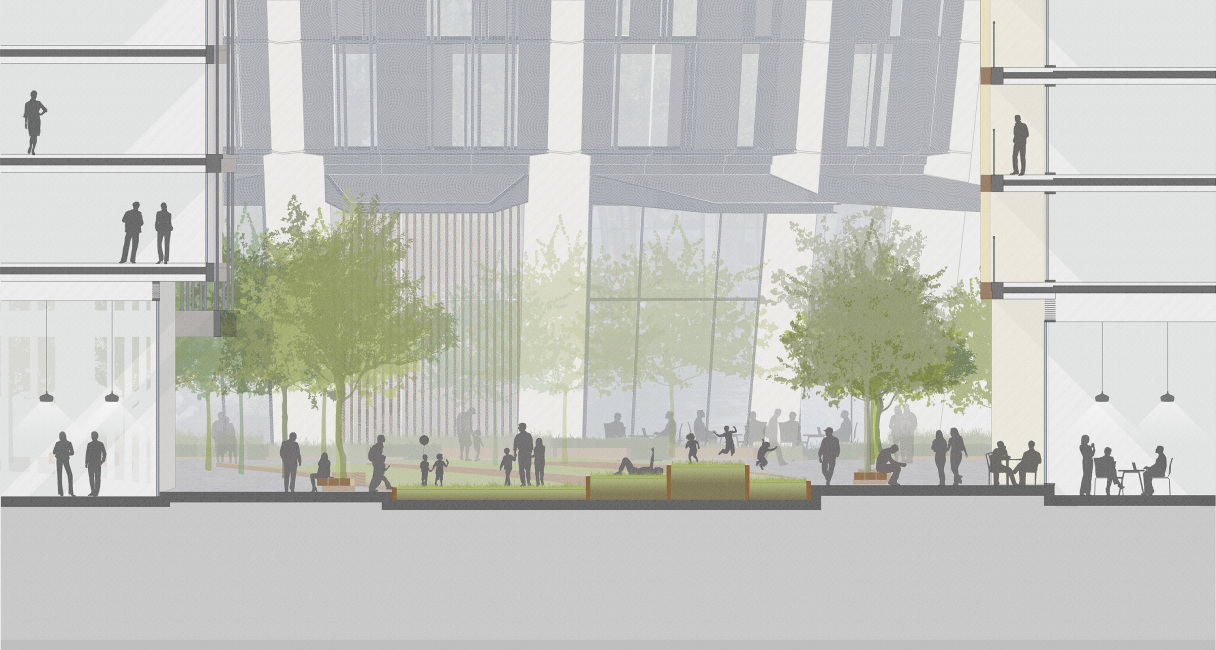 Merchant Square Masterplan designed by Apt Architects London 