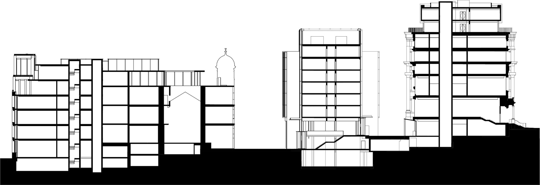 Northern Civic Quarter Leeds designed by Apt Architects London 