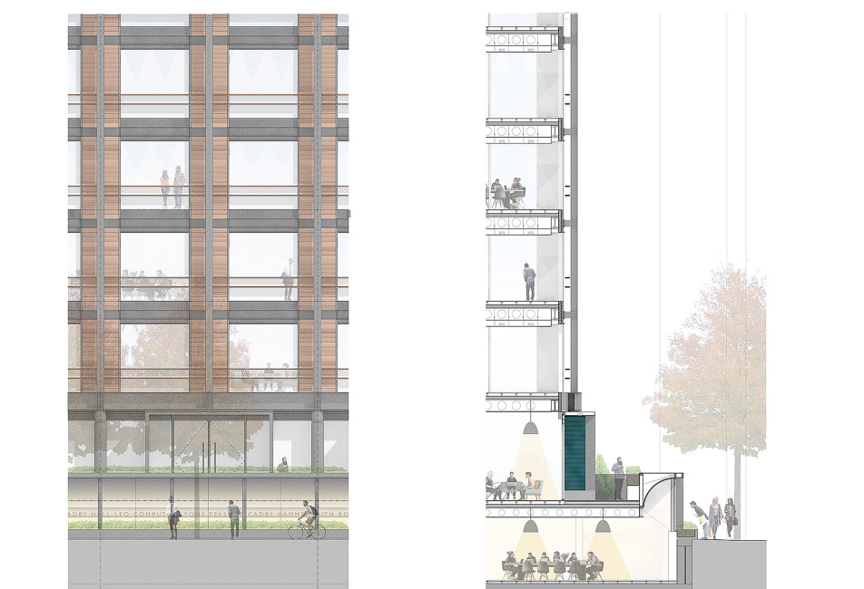 66 Hammersmith Road Workplace, Designed by Apt Architects Clerkenwell, London 