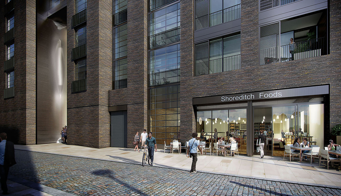 Huntingdon Shoreditch designed by Apt Architects London