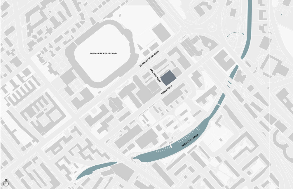Oak Tree House St Johns Wood - Designed by Apt site plan 