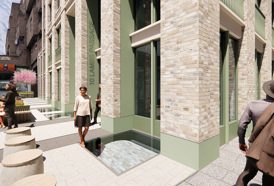 Lamb's Passage Islington - designed by Apt 