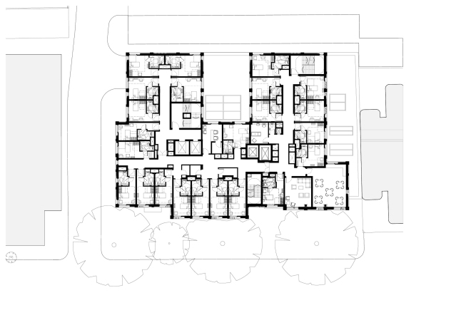 Oak Tree House St Johns Wood - Designed by Apt Third floor Plan 